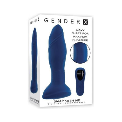 Gender X Sway With Me Rechargeable Plug With Remote Silicone Blue