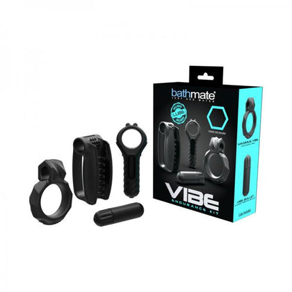 Bathmate Vibe Endurance Pack: Male Performance Vibe Kit MHV9001 | Men's Genital Pleasure Kit - Black