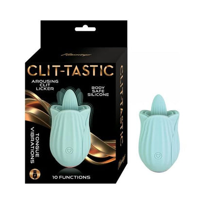 Nasstoys Clit-Tastic Arousing Clit Licker Aqua: The Ultimate Rose-Inspired Pleasure for Women's Intimate Delight