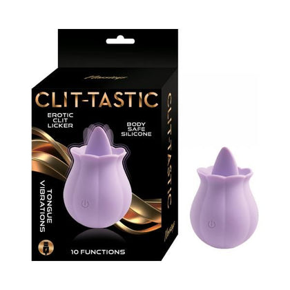 Nasstoys Clit-Tastic Erotic Clit Licker Lavender - The Ultimate Pleasure Experience for Women