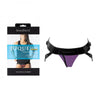 Introducing the SpareParts Joque Cover Underwear Harness - Double Strap (Model A), Unisex Strap-On Harness in Purple