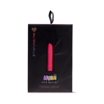 Nu Sensuelle Evie Nubii Slanted Tip Bullet Pink: Compact Clitoral Vibrator for Women in Trendy Pink