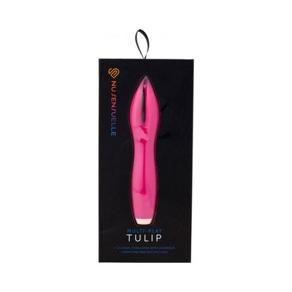 Nu Sensuelle Tulip Multi-play Stimulator Magenta: Premium Clitoral, Nipple and Penis Stimulator for Intense Pleasure