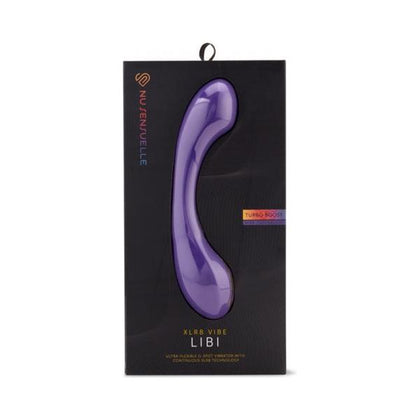 Nu Sensuelle Libi Xlr8 Ultra-Flexible G-Spot Vibrator (Model Xlr8) for Women - Deep Purple