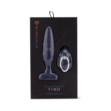 Nu Sensuelle Fino Roller Motion Plug Navy Blue: Premium Silicone Anal and G-Spot Stimulator for Any Gender