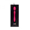 Nu Sensuelle Mika Nubii Mini Wand Pink: Premium Silicone Vibrator for G-Spot & Clitoral Stimulation - Model NMW-01 - Unisex - Pink - Adult Naughty Store