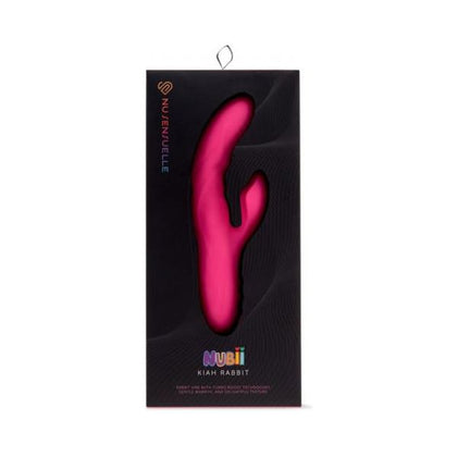 Introducing Nu Sensuelle Kiah Nubii Pink Rabbit Vibrator | Model: Kiah Nubii | For Women | G-spot and Clitoral Stimulation |Turbo Boost Technology