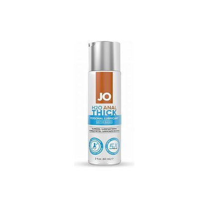 Introducing the Premium Jo H2O Anal Thick Water-Based Lubricant - Model X2 for Men, 2 Oz - Providing Enhanced Comfort and Protection for a Sensual Experience - Transparent