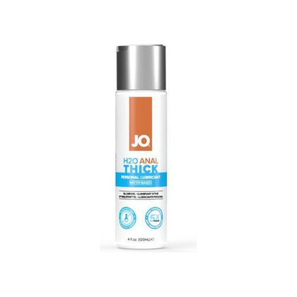 Experience Ultimate Comfort with JO H2O Anal Thick Lubricant - The Ultimate Cushiony Protection for Anal Play - 4 oz - Unisex - Anal - Transparent
