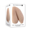 Introducing the Gender X Uncircumcised Packer Light Packer TPE Light (Model X100) - Realistic Male Prosthetic Penis for Gender X, Pleasure for the Front Area, in Natural Skin Tone
