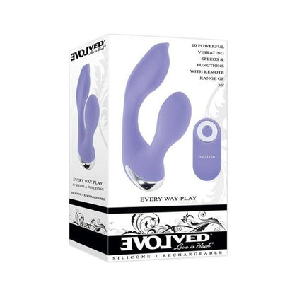 Introducing the Evolved Every Way Play Wearable Vibrating Dual Stimulator EWP-100, Unisex, for Dual Pleasure, Black