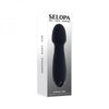 Selopa Power Trip Rechargeable Vibrating Wand Silicone Black - Luscious Pleasure for Women - Adult Naughty Store