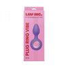 Luv Inc VR14 Vibrating Ring Butt Plug in Purple: Ultimate Pleasure with 12 Modes for Him and Her