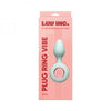 Luv Inc VR14 Vibrating Silicone Plug Ring: Butt Plug & Cock Ring Green