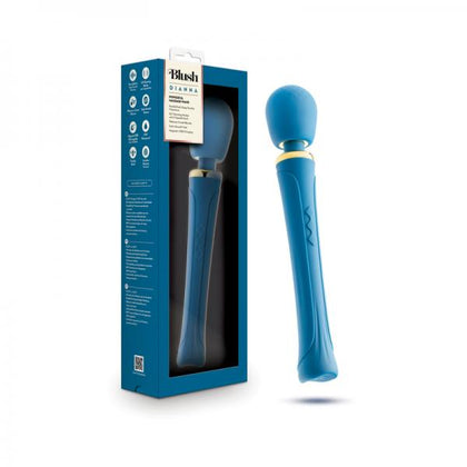 Experience Elegance and Power with Blush Dianna Teal - Luxury Massaging Wand: Model D20-Q - For Queens - Full Body - Majestic Turquoise 🌟 - Adult Naughty Store