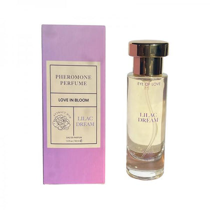 Eye Of Love Bloom Attract Him Pheromone Parfum Lilac Dream 1 Oz - Alluring Pheromone Perfume for Men, Inspired by Indica Strains, Evening Wear,  captivating lilac-hued fragrance