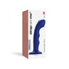 Strap-On-Me Tapping Dildo Wave Night Blue: Wave Night Blue Double-Tapping Vibrating Dildo - Model TW1 - Unisex - G-Spot & P-Spot Stimulation - Night Blue - Adult Naughty Store