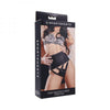 Sportsheets High Waisted Corset Strap On - Venus Model 3001 - Female - Dual-Action Strap-On in Black - Adult Naughty Store