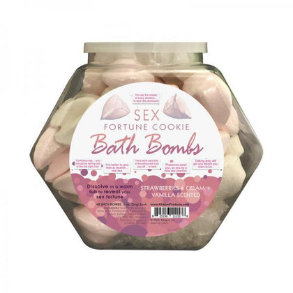 Sex Fortune Cookie Bath Bomb 48-piece Fishbowl by Sex Fortune - Bath Bomb Model 48 - Unisex - Sensual Relaxation - Assorted