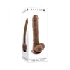 X10 Flexskin TrueFeel Dildo Dark | Fiery Fantasy Pleasure for Gender X | Poseable & Waterproof | Model: HDX10-DK - Adult Naughty Store