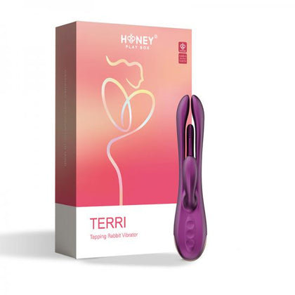 Introducing the Honey Play Box Terri App-controlled Kinky Finger Tapping Rabbit Vibrator, Model T3, for Women – Blended Climax Inducing, in Unique Holistic Design