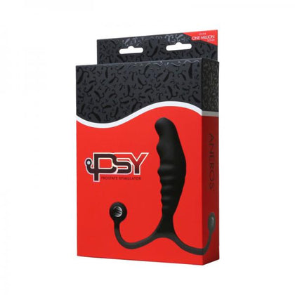 Introducing the Aneros Psy Silicone Anal and Prostate Massager - Model P1 for Men - Stimulating Pleasure in Black