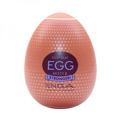 TENGA Misty II Stretchable Egg Male Masturbator Sleeve - Model: ES2-002 - For Men - Intense Texture for Enhanced Stimulation - Misty Grey