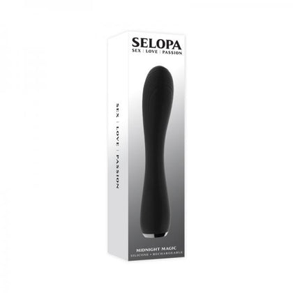 Selopa Midnight Magic Rechargeable Vibrator - Model VRS-01 - Women's G-Spot Stimulator in Black