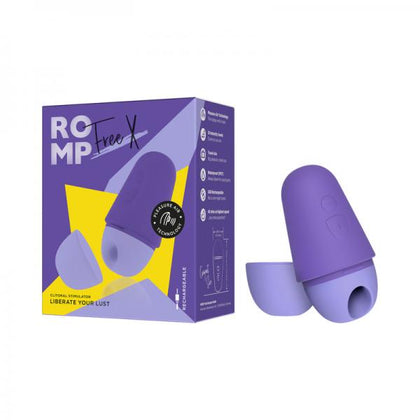 Satisfyer ROMP Free X Clitoral Stimulator - Model 10X, Women's Travel Clitoral Stimulation Toy in Bold Pink