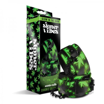 Stoner Vibes Chronic Collection Glow In The Dark Ankle Cuffs
Model: Ankle Cuff 420-GLOW
For Boundless Pleasure Seekers: Unisex BDSM Glow-In-The-Dark Ankle Cuffs, Black