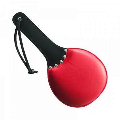 Rouge Leather Padded Ping Pong Paddle in Black/Red - Professional Table Tennis Bat for Power and Precision 🏓