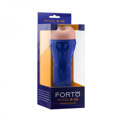 Satisfy your desires with the Forto Model B-02 Stroker Light: Premium Male Ultra-Realistic TPE Stroker for Ultimate Pleasure in Black