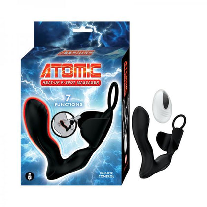 Experience Unparalleled Pleasure with the Nasstoys Atomic Heat-up P-spot Massager Black: Model AHU-PM001 for Men's Prostate Stimulation