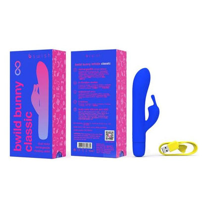 B Swish Bwild Bunny Infinite Classic Vibrator Pacific Blue - The Ultimate Pleasure Companion for G-Spot and Clitoral Stimulation
