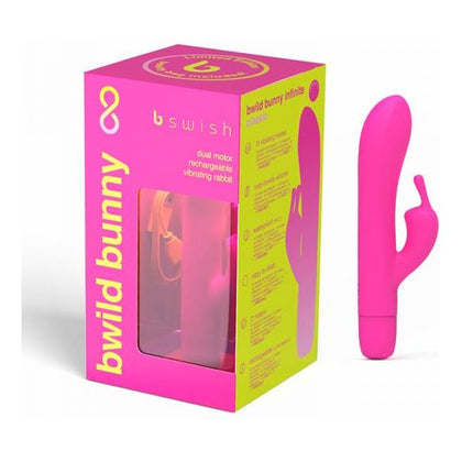 B Swish Bwild Bunny Infinite Limited Edition Vibrator - The Ultimate Pleasure Experience for Women, G-Spot and Clitoral Stimulation - Sunset Pink