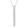 Feel the Sophisticated Pleasure with Crave Vesper Necklace Vibe Silver - External Vibrator NV-001, Unisex, External Stimulation, Silver