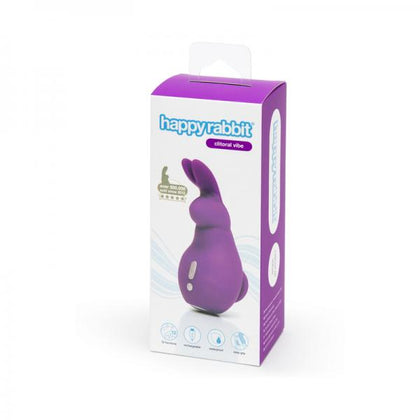 Introducing the Happy Rabbit Clitoral Vibe Purple for Her Ultimate Pleasure: Mini Ears Rechargeable Clitoral Vibe 12 Speeds & Patterns Waterproof USB Rechargeable 🔥