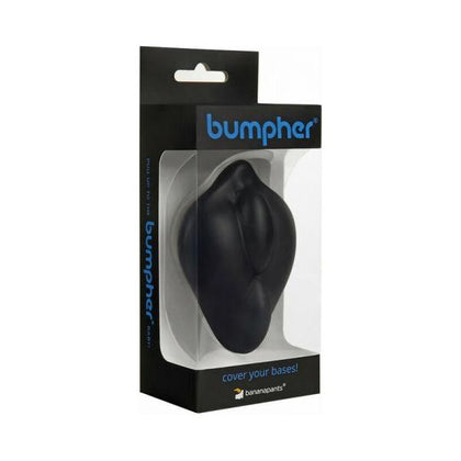 Banana Pants Bumpher Black - Silicone Strap-On Stimulation Cushion for Enhanced Pleasure and Comfort