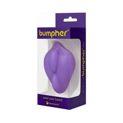 Banana Pants Bumpher Purple - Silicone Strap-On Stimulation Cushion for Enhanced Pleasure - Model BP-001 - Unisex - Targeted Clitoral and Perineal Stimulation - Vibrant Purple