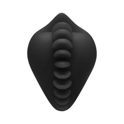 Introducing the SensaSilk Shagger Black - The Ultimate Ocean-Inspired Dildo Base Cover for Unparalleled Stimulation and Pleasure