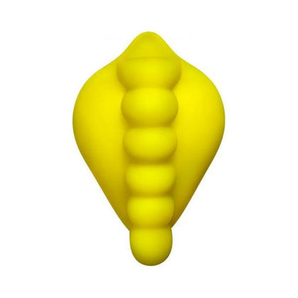 Banana Pants Honeybunch Sunshine Yellow Silicone Dildo Base Stimulator for Strap-On Play - Model HB-2001 - Unisex Pleasure - Intense Grinding Experience