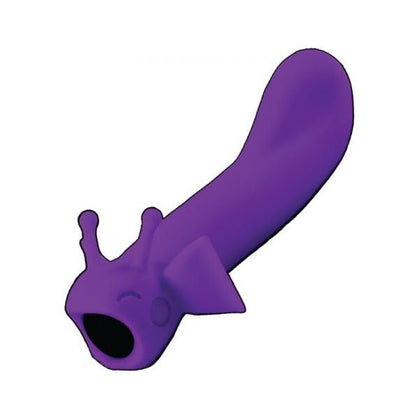 Cute Little Fuckers Shimmer Moonlight Silicone Vibrating G-Spot and Prostate Stimulator for All Genders - Model CLF-001 - Midnight Blue