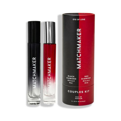 Eye Of Love Matchmaker Attract Her & Him 2-piece Couples Kit - Sensual Pheromone Infused Fragrances for Enhanced Romance