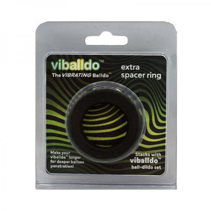 Introducing the Balldo Spacer Ring in Black: Enhance the Balldo or Viballdo Experience with Extra Rigidity and Sensation for Men's Intimate Play