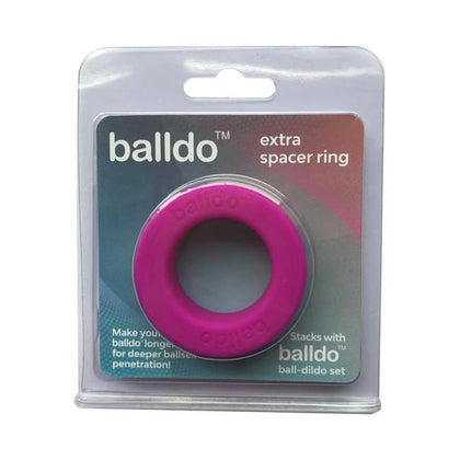 Balldo Silicone Spacer Ring for Increased Length and Rigidity | Model: Single Spacer Ring Purple | Enhance Sensations for Him | Purple