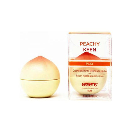 Exsens Peachy Keen Nipple Arousal Cream - Vegan, Paraben-Free Formula for Sensual Pleasure - 0.3 Oz