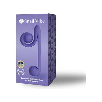 Introducing the Snail Vibe Purple: The Ultimate Dual Motor Clitoral Stimulator for Women - Adult Naughty Store