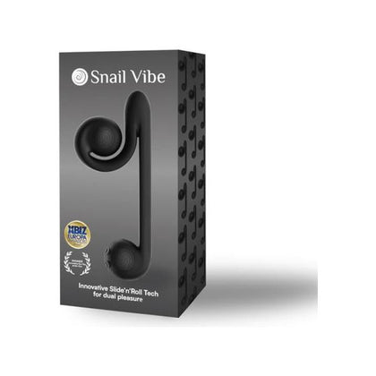 Introducing the Snail Vibe Black: A Sensational Silicone Clitoral Stimulator for Unforgettable Pleasure
