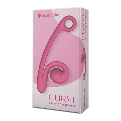 Introducing the Snail Pleasure Curve Pink - Dual Stimulation G-Spot and Clitoral Vibrator