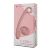 Snail Pleasure Curve SV-2001 Dual Stimulation Silicone Vibrator for Women - G-Spot and Clitoral Pleasure - Peach - Adult Naughty Store